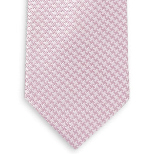 Houndstooth: Tie - Light Pink