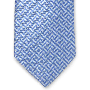 Houndstooth: Tie - Light Blue