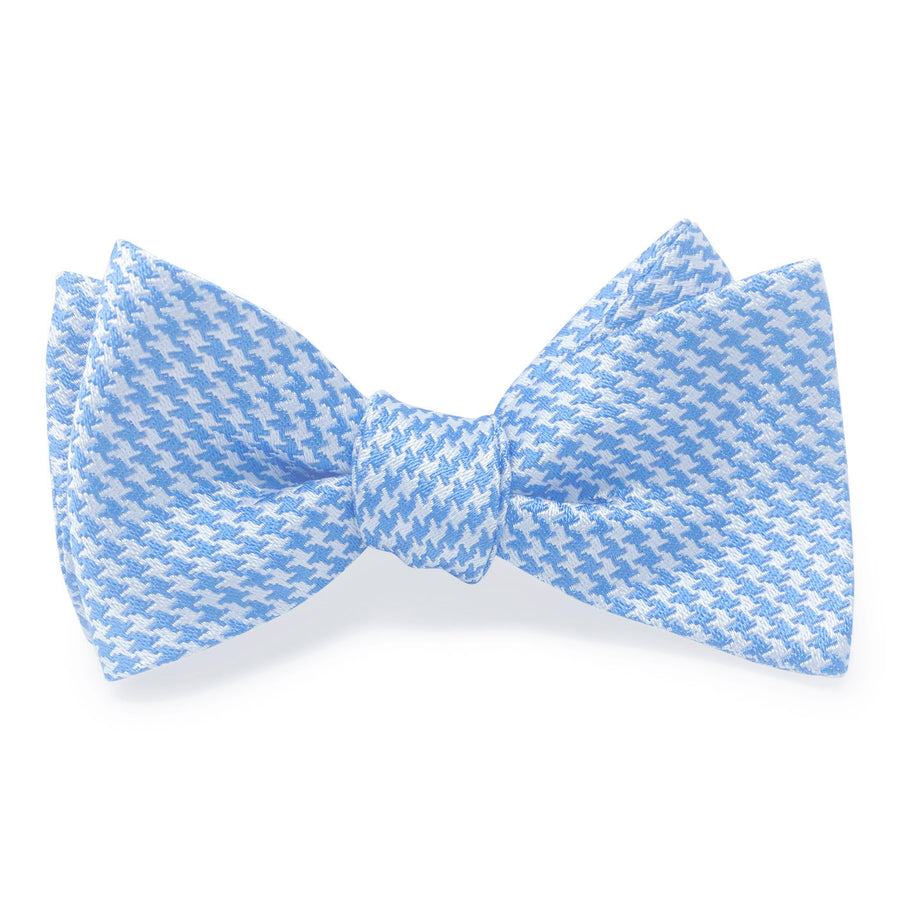 Houndstooth: Bow Tie - Blue/White