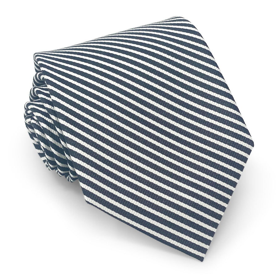 Chapman Stripe: Tie - Black/White