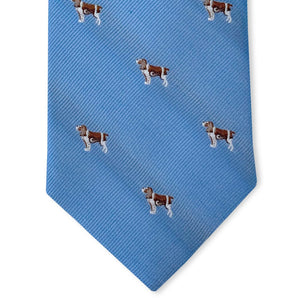 Springer Spaniel Club Tie: Tie - Light Blue