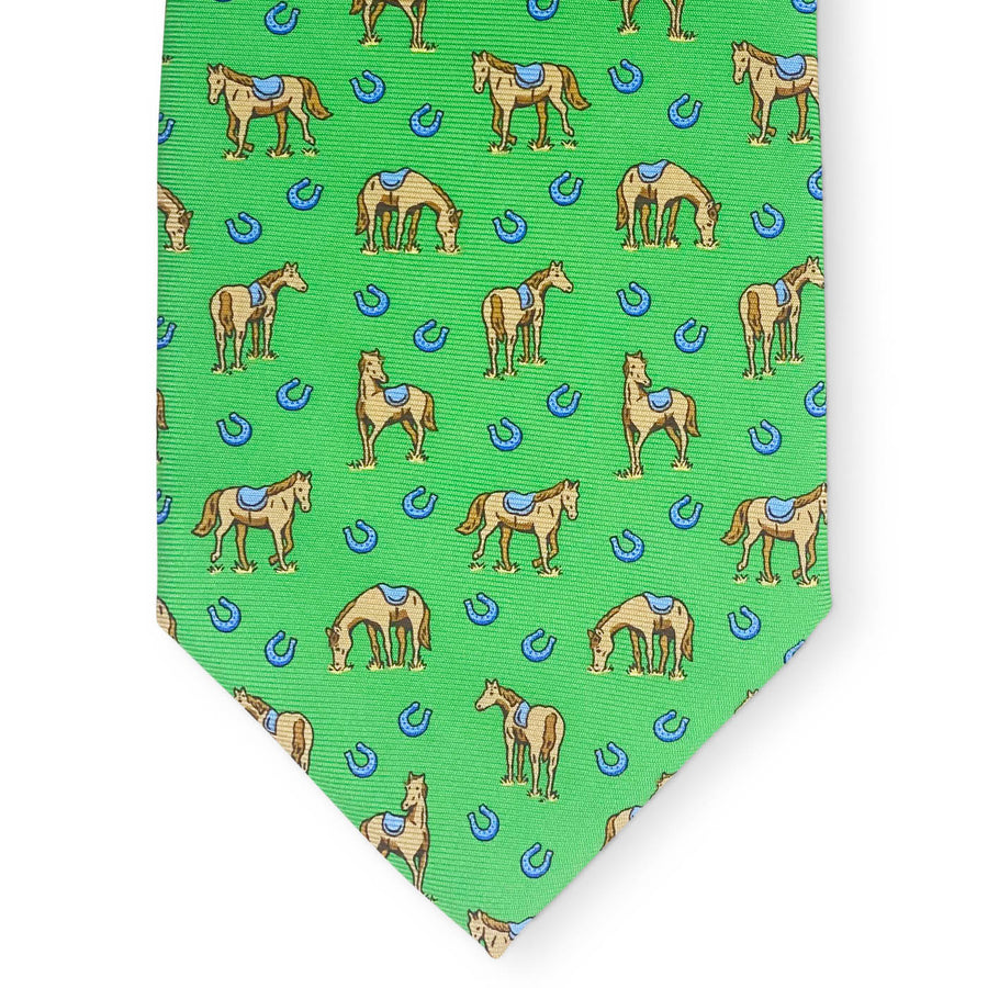 Horsin' Around: Tie - Green