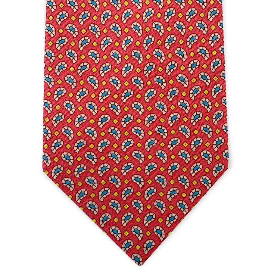 Pablito Paisley: Tie - Fuschsia