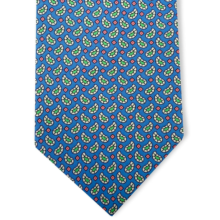 Pablito Paisley: Tie - Blue