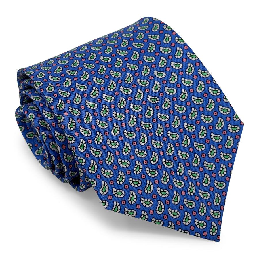 Pablito Paisley: Tie - Blue