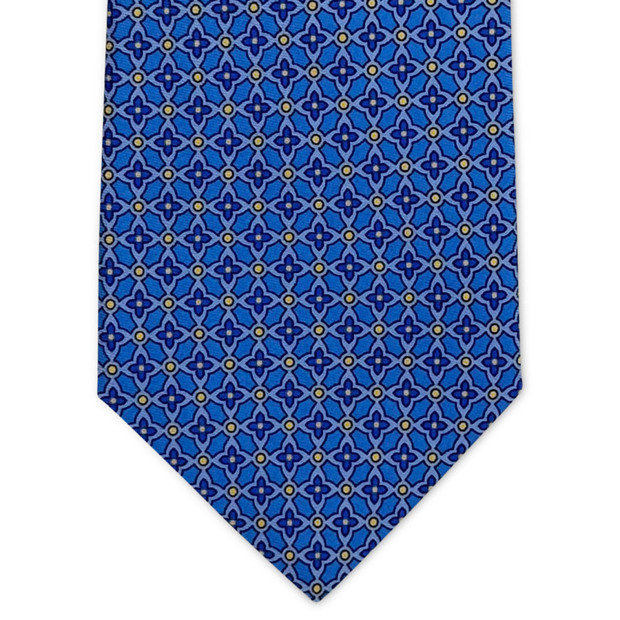 Stained Glass: Tie - Mid-Blue