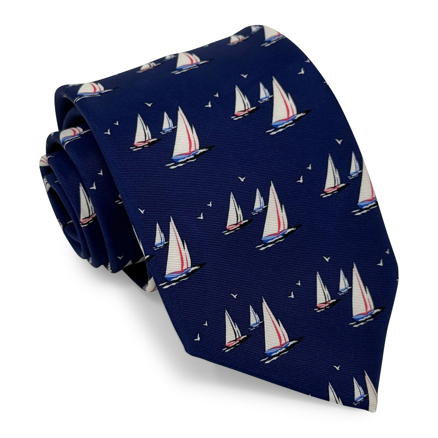 Sail Away: Tie - Navy
