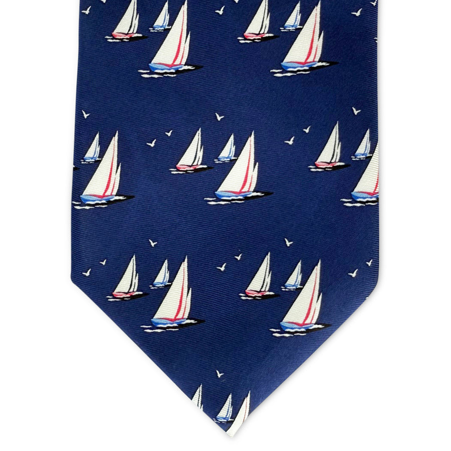 Sail Away: Tie - Navy