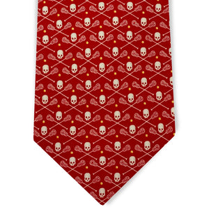 Lacrosse Bones: Tie - Red
