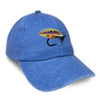 Load image into Gallery viewer, Looking Fly: Embroidered Twill Cap - Glacier Blue
