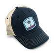 Load image into Gallery viewer, Palmetto Moon Bear: Badged Trucker Cap - Navy
