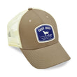 Load image into Gallery viewer, Hang Ten Hound Blue: Badged Trucker Cap - Driftwood

