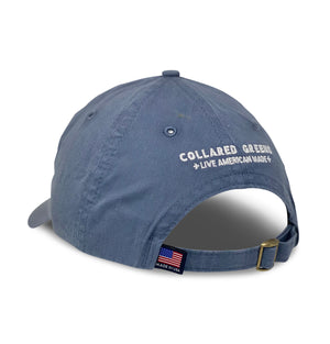 Charleston Burgee: Embroidered Twill Cap - Shoal Blue