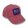Load image into Gallery viewer, Trout Flag: Badged Twill Cap - Port Side Red
