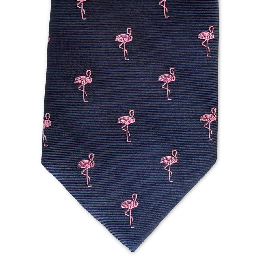 Flamingos: Tie - Navy