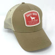 Load image into Gallery viewer, Hang Ten Hound Red: Badged Trucker Cap - Driftwood
