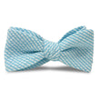 Load image into Gallery viewer, Seersucker: Carolina Cotton Bow - Aqua
