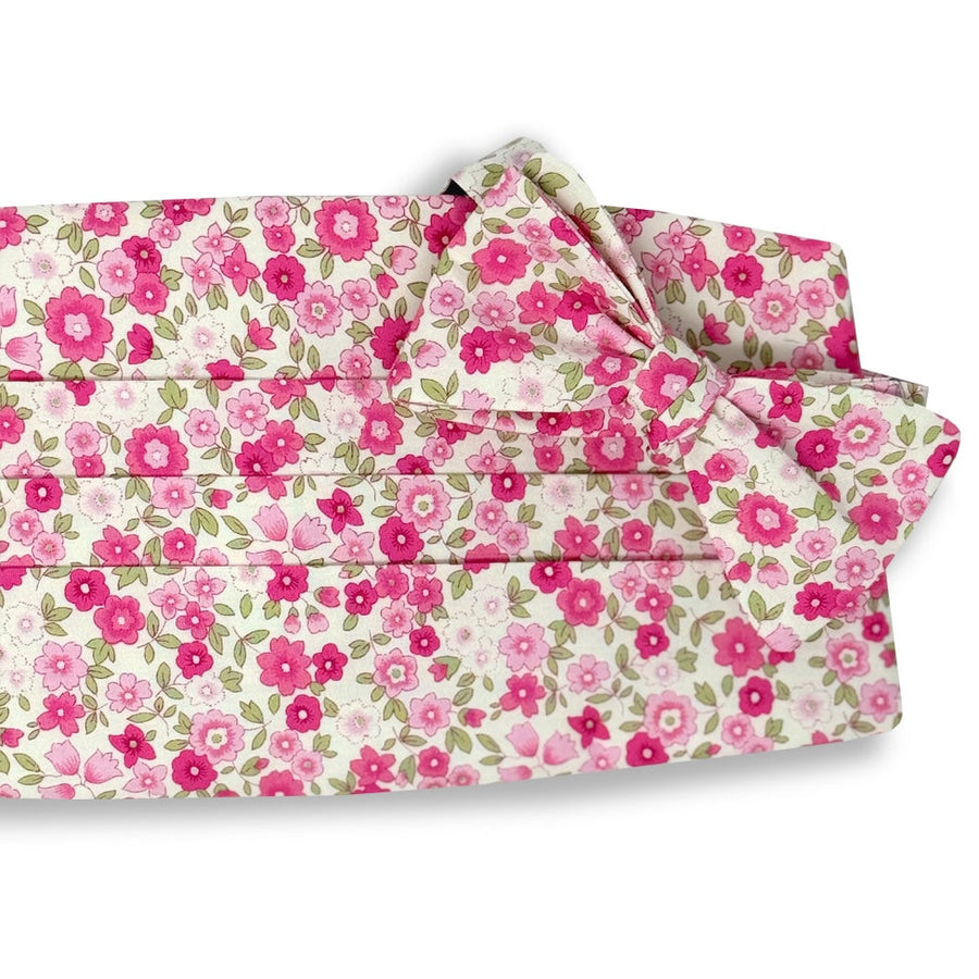 Sevenberry Garden: Carolina Cotton Cummerbund Set - Pink