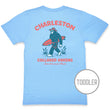 Load image into Gallery viewer, Surfin' Sasquatch: Toddler Short Sleeve T-Shirt - Carolina

