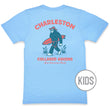 Load image into Gallery viewer, Surfin' Sasquatch: Kid's Short Sleeve T-Shirt - Carolina
