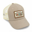 Load image into Gallery viewer, Rainbow Row Redux: Badged Trucker Cap - Cattail
