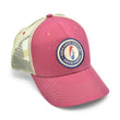 Load image into Gallery viewer, Grateful Bear: Badged Trucker Cap - Port Side Red
