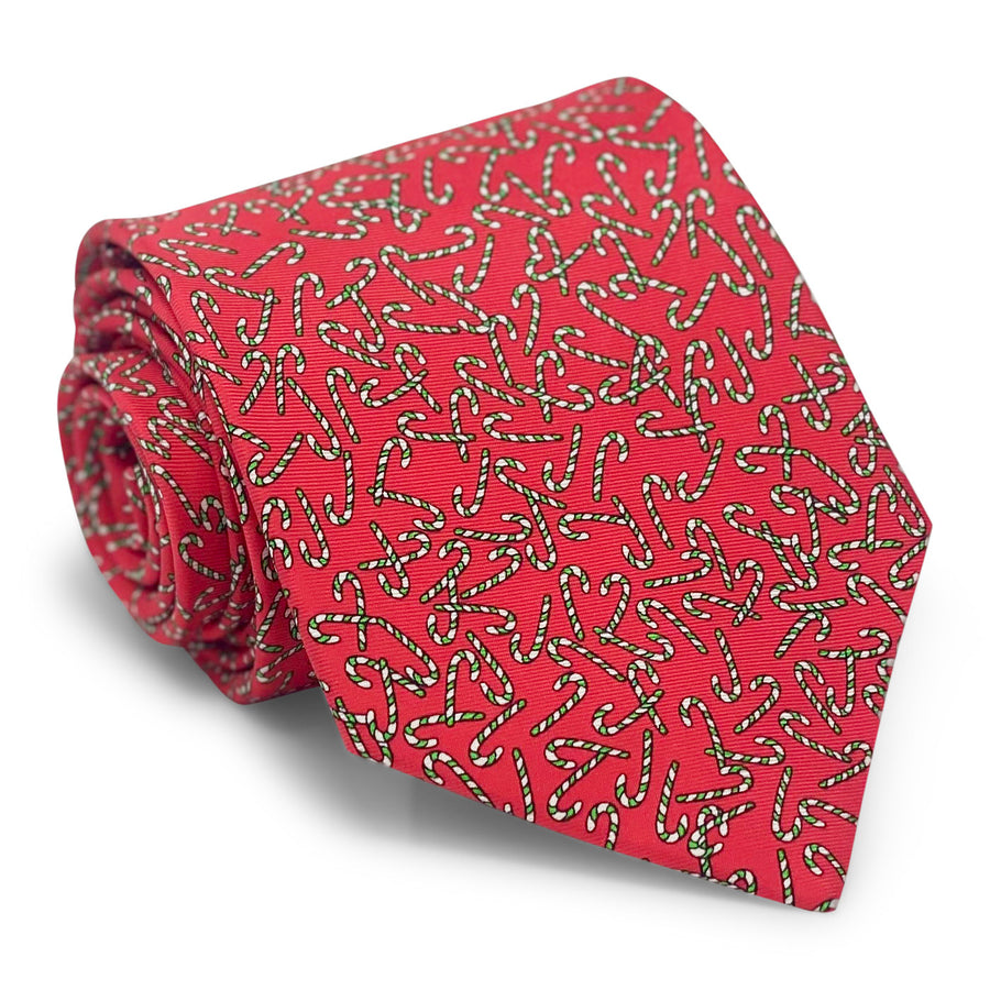 Candy Canes: Tie - Red