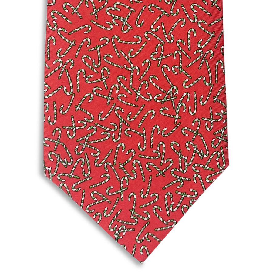 Candy Canes: Tie - Red