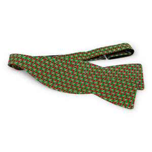 Santa Hats: Bow - Green