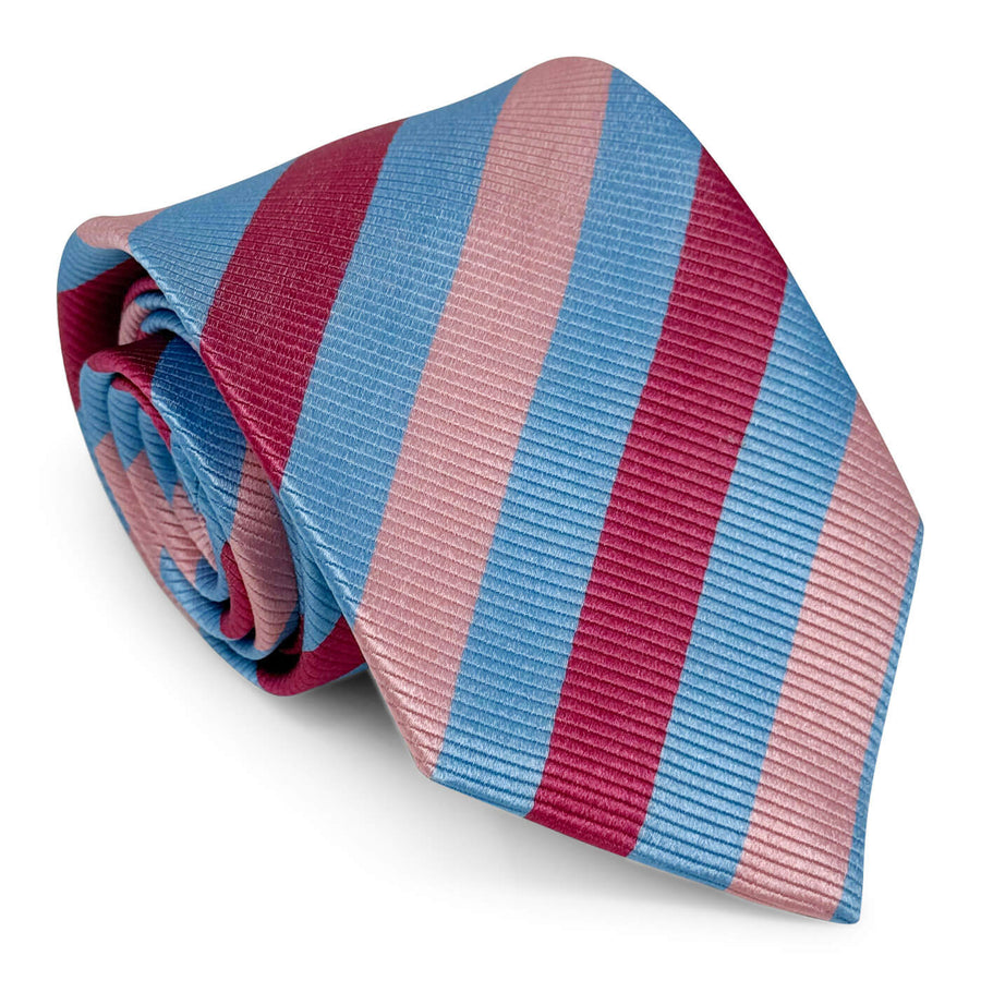 Cagney: Tie - Blue/Pink/Red