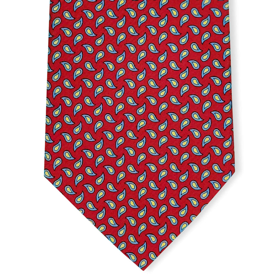 New Pine: Tie - Red/Yellow