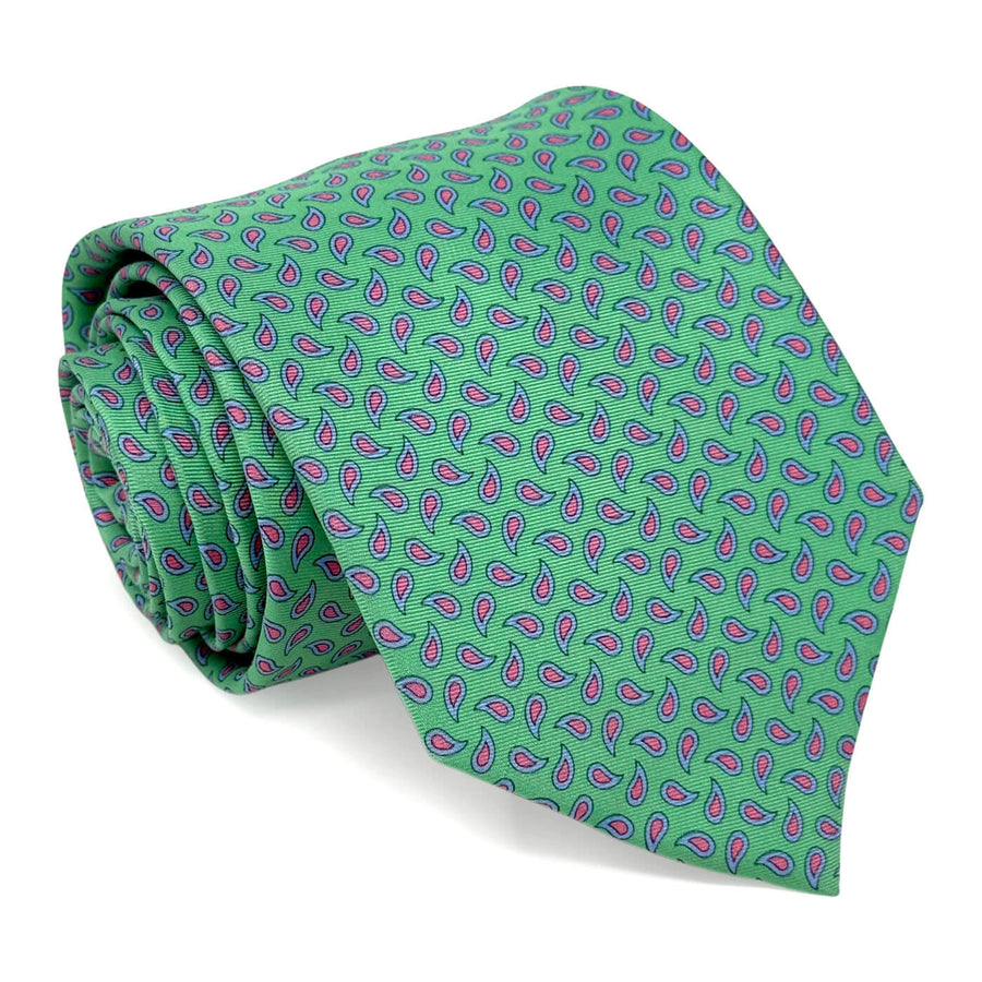 New Pine: Tie - Green/White