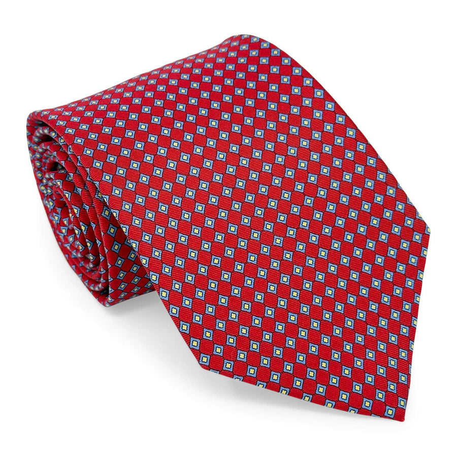 Mod Square: Tie - Red/Blue