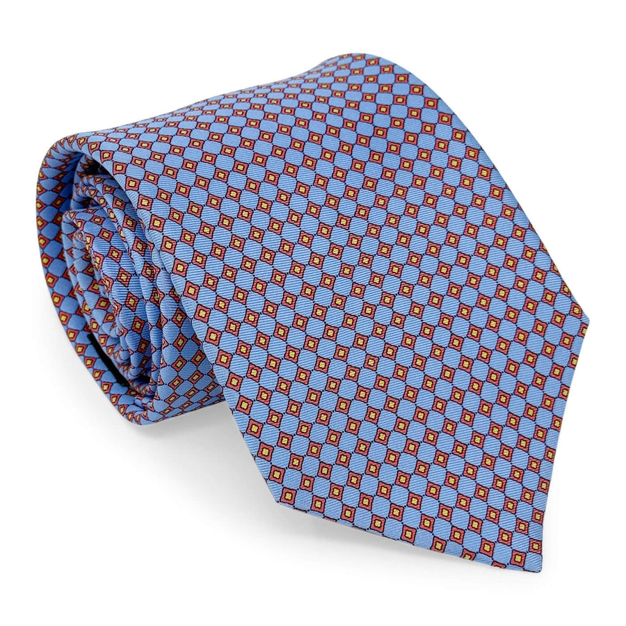 Mod Square: Tie - Blue/Red