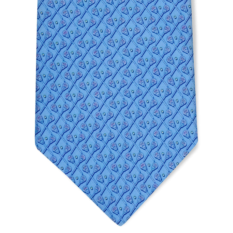 Lacrosse Sticks: Tie - Blue