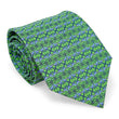 Load image into Gallery viewer, Four Monkeys: Tie - Green/Blue
