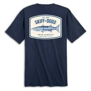 Ohh Barracuda: Pocket Short Sleeve T-Shirt - Navy