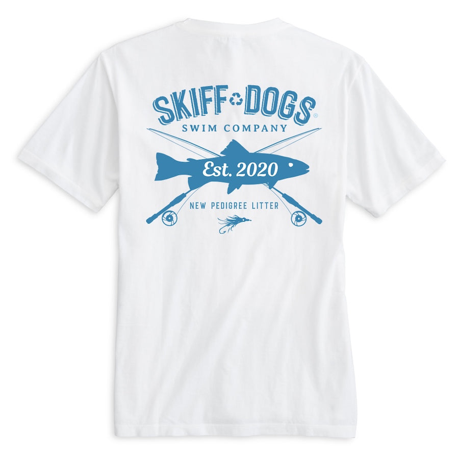 Upstream Battle: Pocket Short Sleeve T-Shirt - White