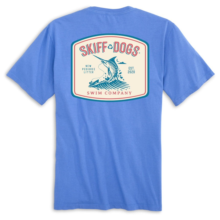 Old Man & The Sea: Pocket Short Sleeve T-Shirt - Marine