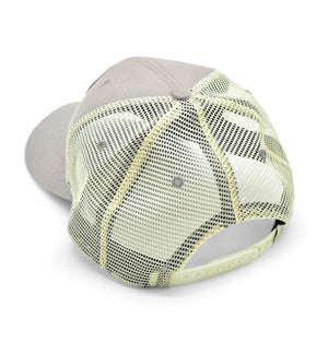 Trout Flag: Badged Trucker Cap - Cattail