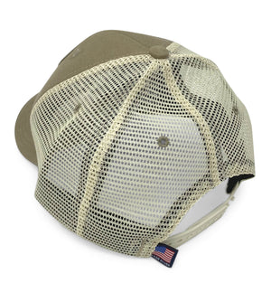 Vintage Bronco: Badged Trucker Cap - Driftwood