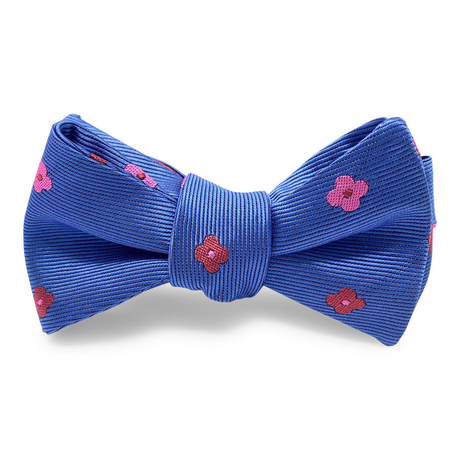 Festive Flowers: Bow - Blue