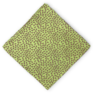 New Pine: Silk Pocket Square - Green