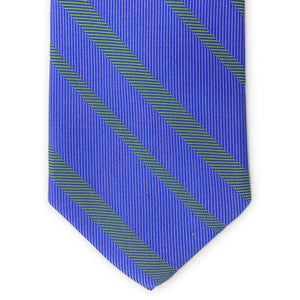 Bespoke Mickleson Stripe: Tie - Purple