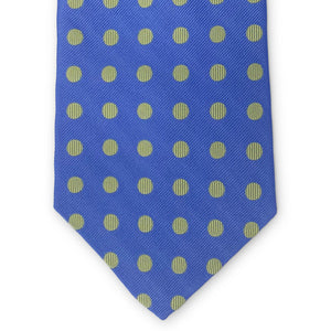 Bespoke Dotted Line: Tie - Blue