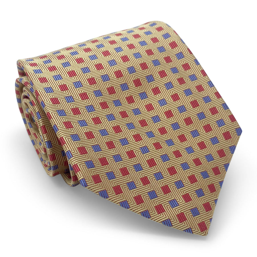 Bespoke Small Squares: Tie - Yellow