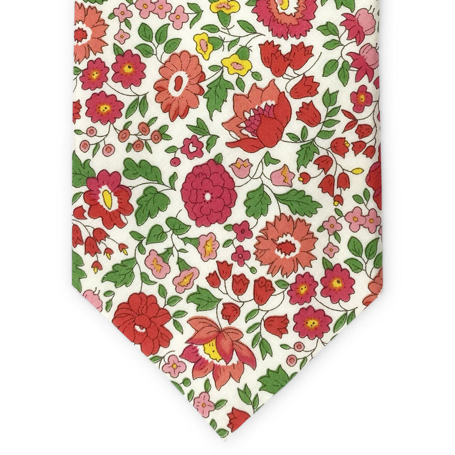 Liberty Tatton: Tie - Pink/White