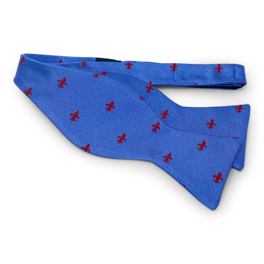 Fleur de Lis: Bow - Blue