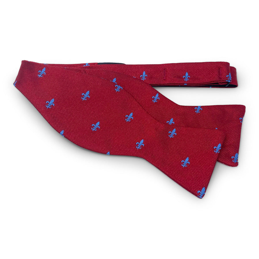 Fleur de Lis: Bow - Red/Blue