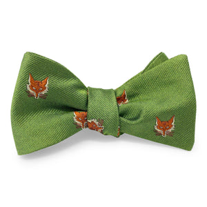 Fox Mask: Bow - Green